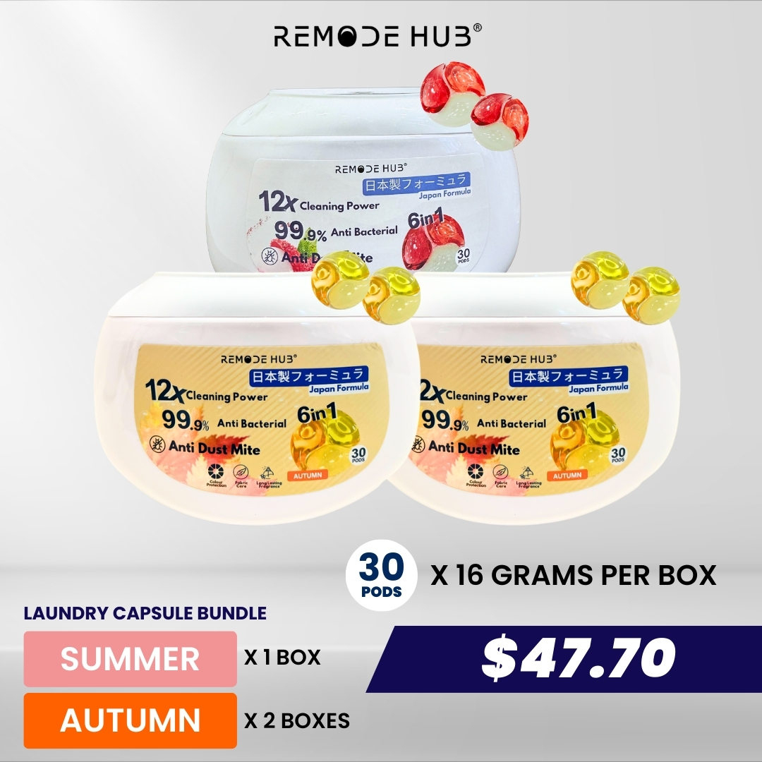 Laundry Capsule - Bundle - Summer x1, Autumn x2