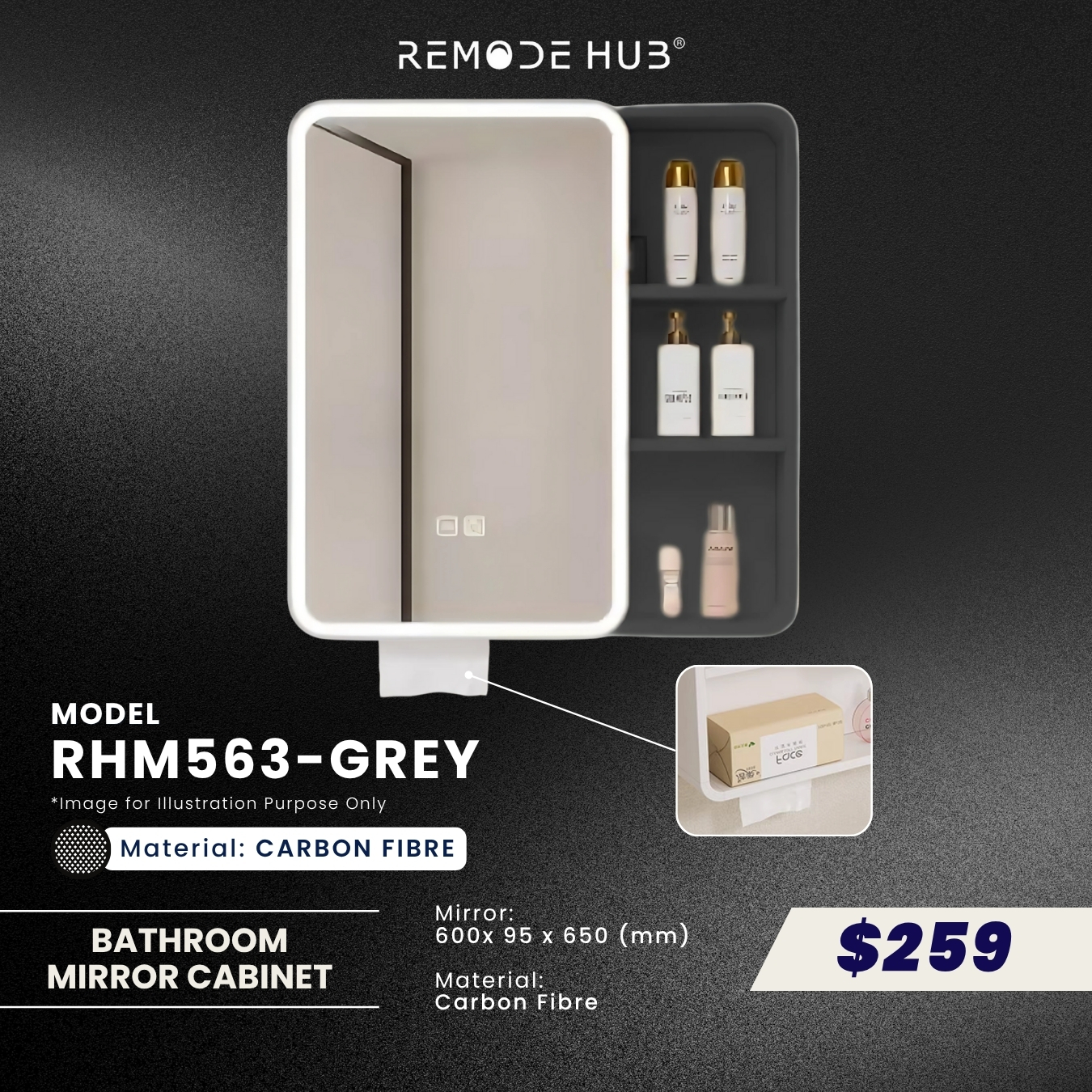 RHM563-GREY