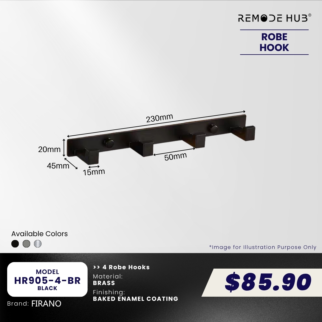 HR905-4-BR-BLACK