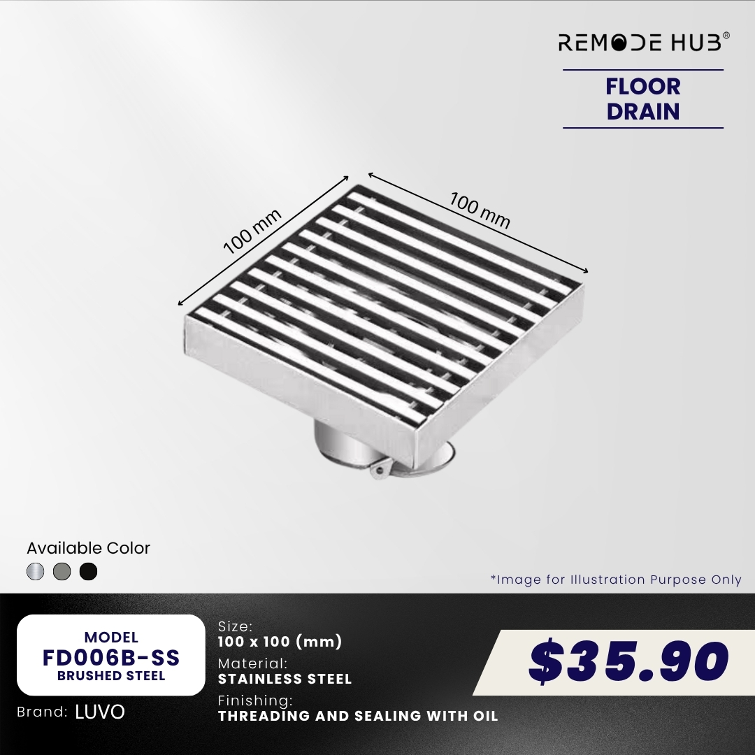 FD006B-SS-BRUSHED STEEL