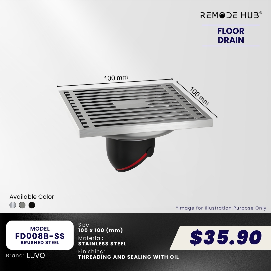 FD008B-SS-BRUSHED STEEL