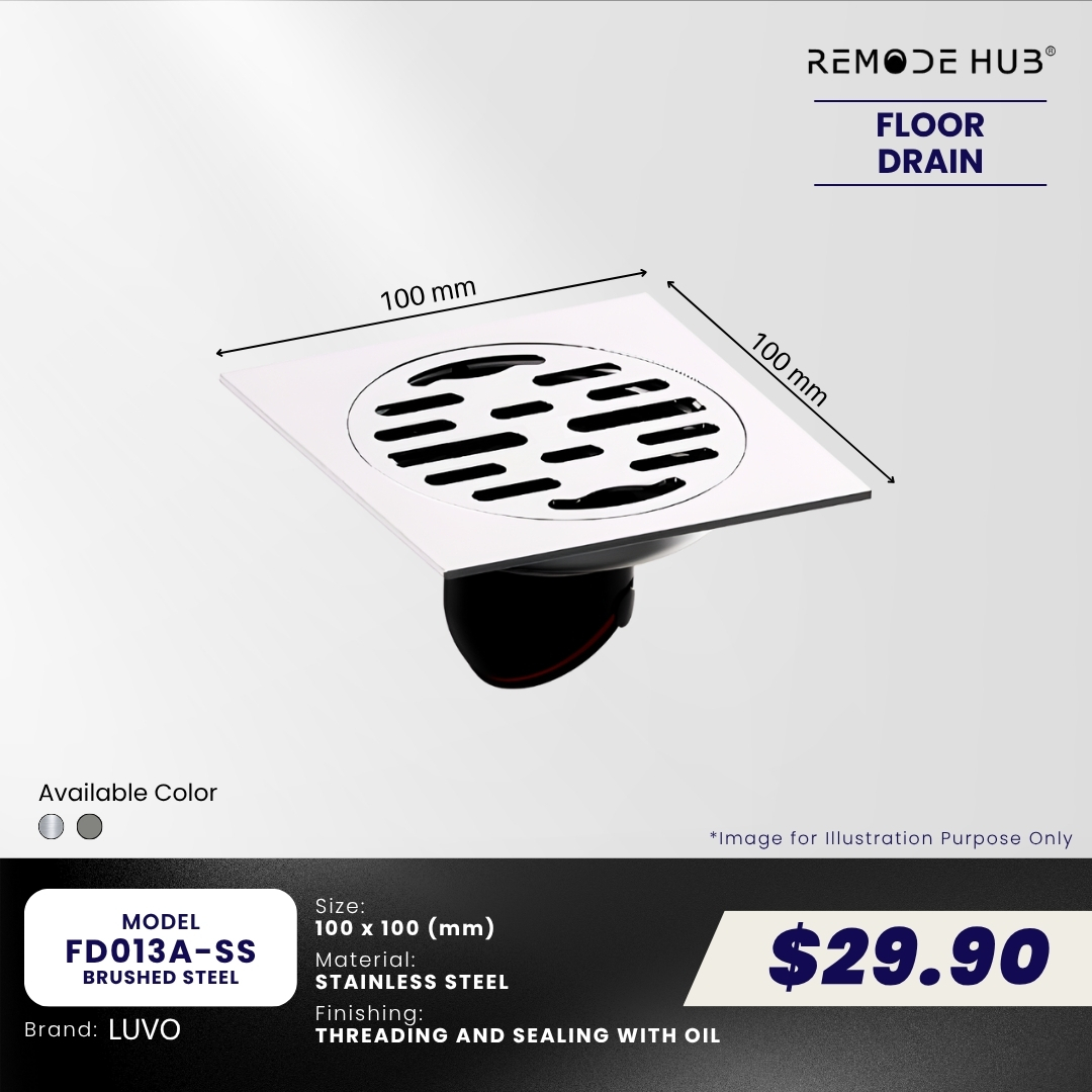 FD013A-SS-BRUSHED STEEL