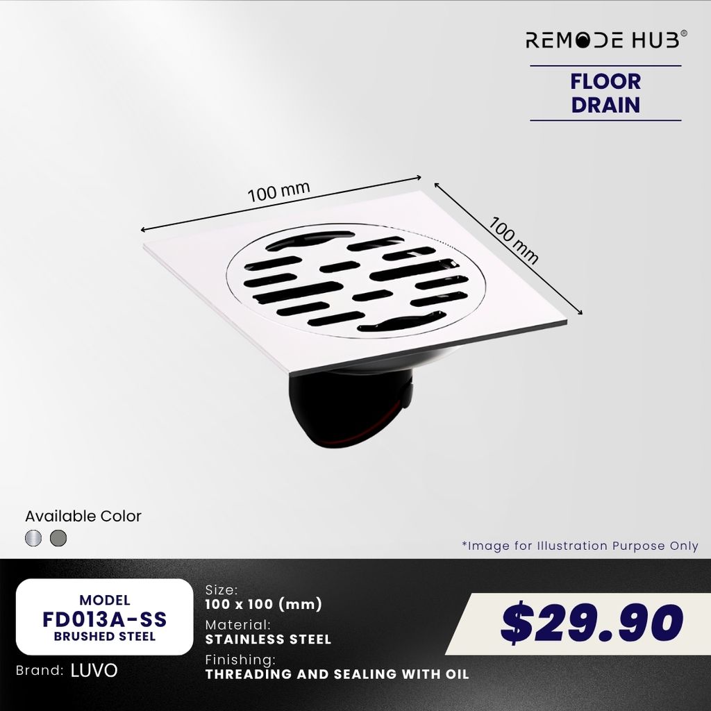 FD013A-SS-BRUSHED STEEL