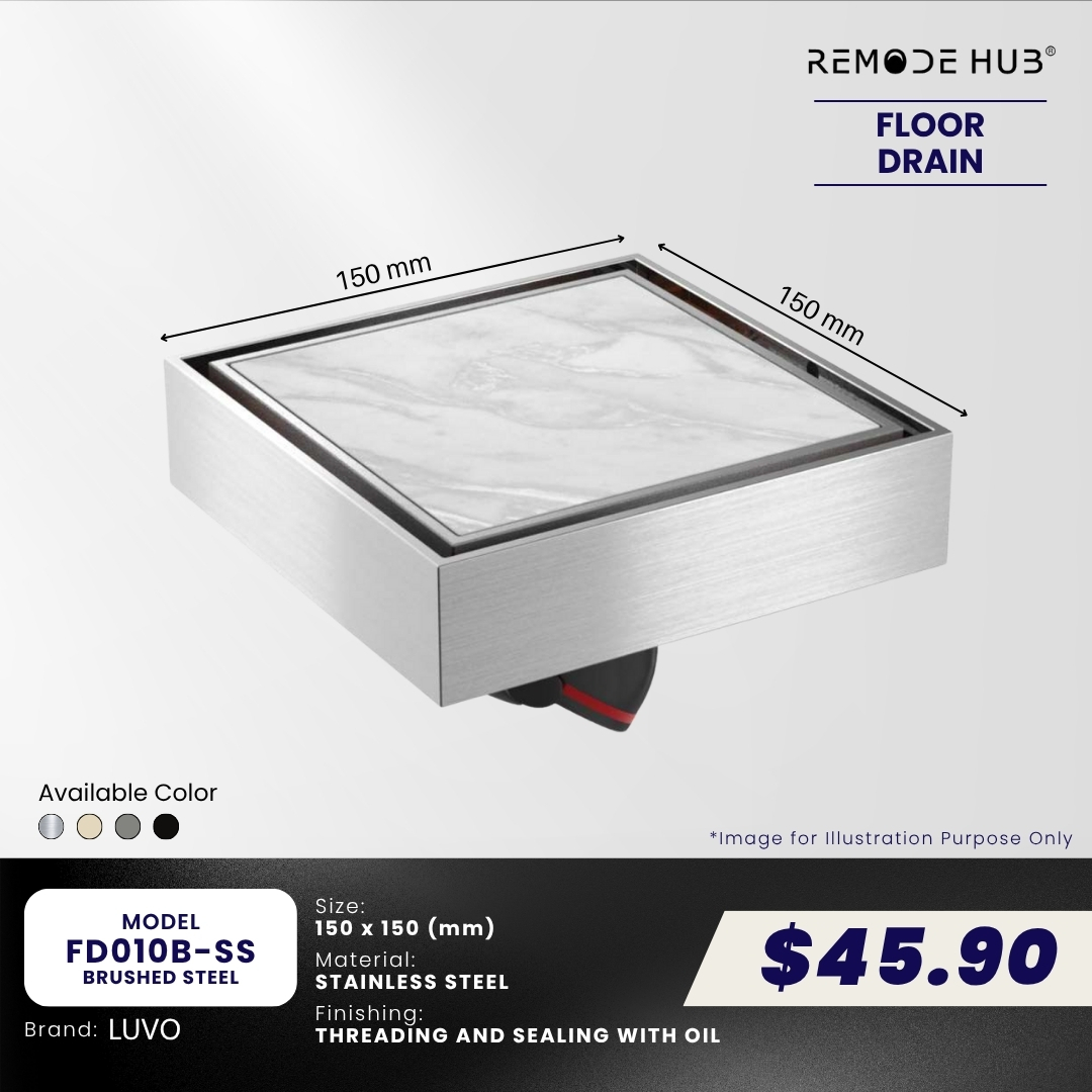 FD010B-SS-BRUSHED STEEL