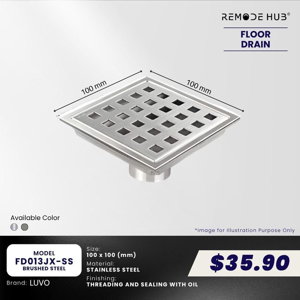 FD013JX-SS-BRUSHED STEEL