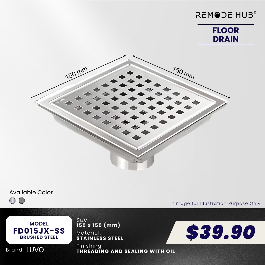 FD015JX-SS-BRUSHED STEEL