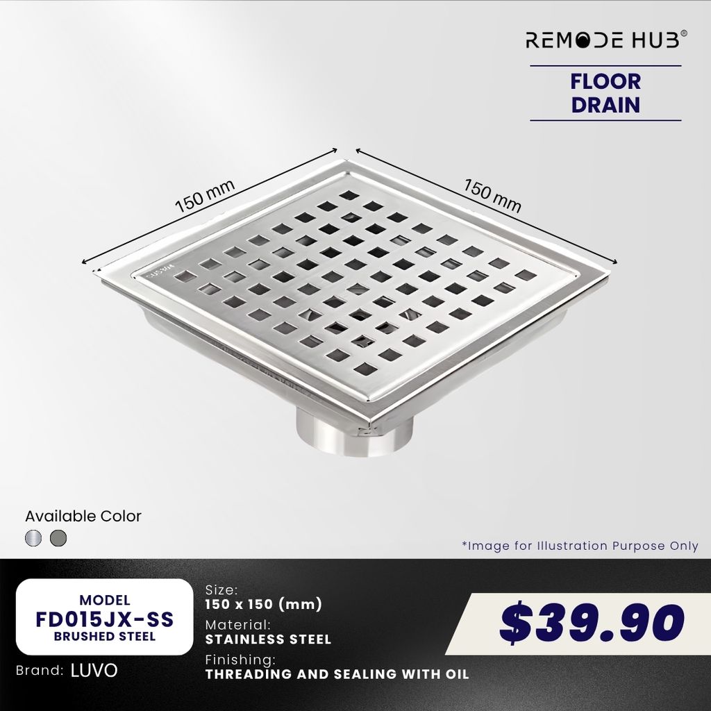 FD015JX-SS-BRUSHED STEEL