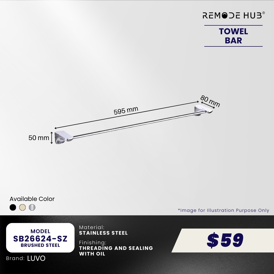 SB26624-SZ-BRUSHED STEEL