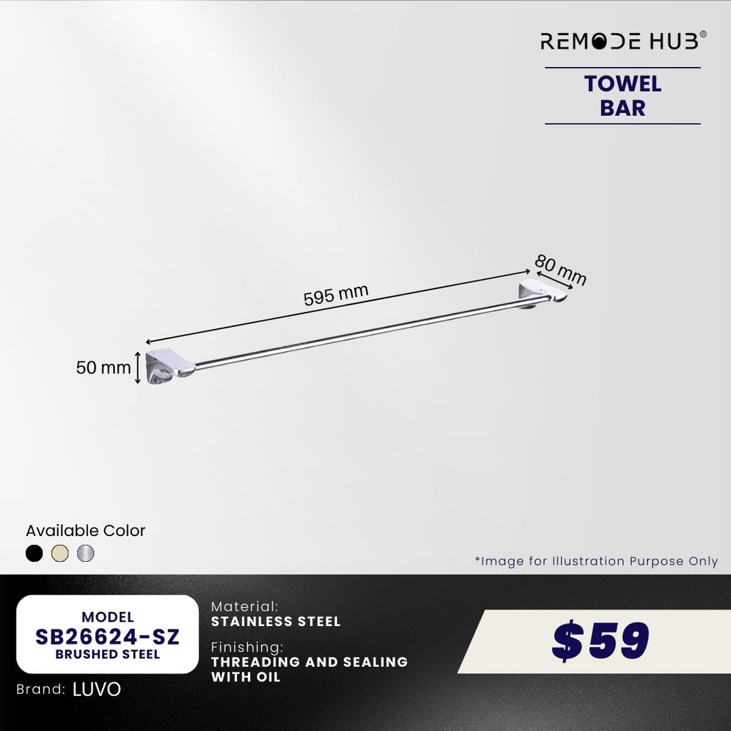 SB26624-SZ-BRUSHED STEEL