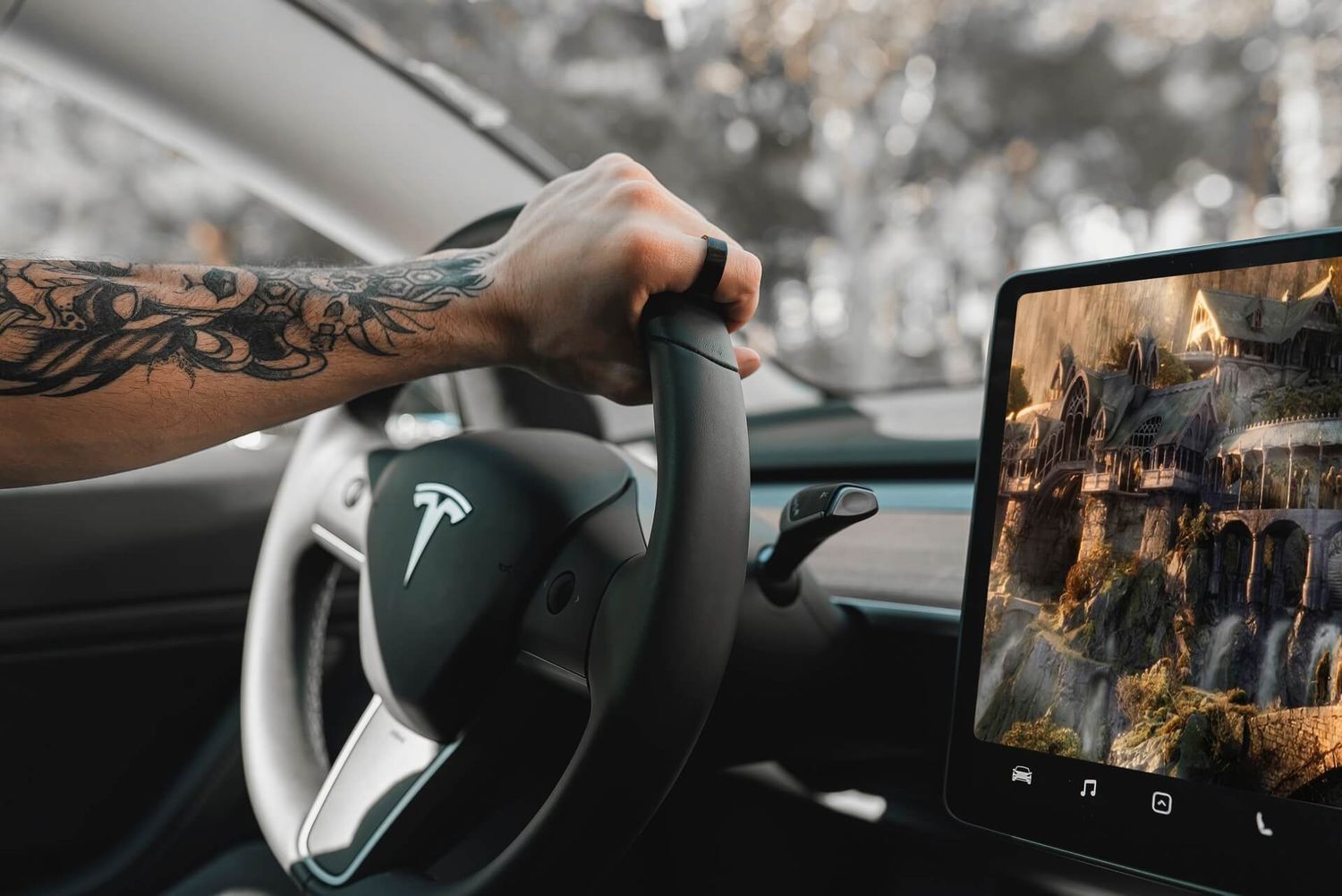 Tesla Ring | Smart Ring for Tesla | Feel the art
