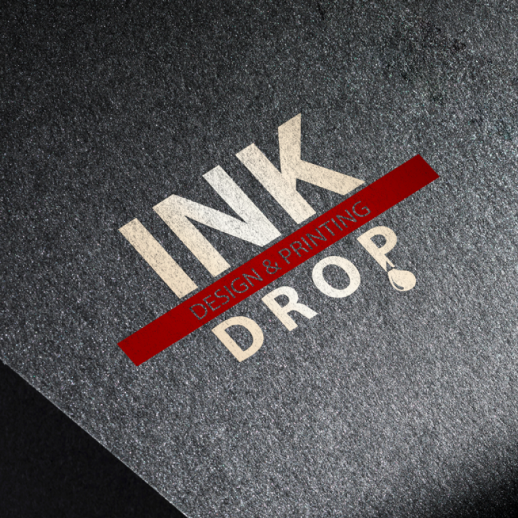 Design Logo Syarikat Ink Drop Printing And Design