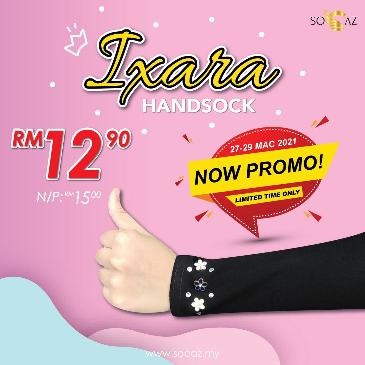 PROMOSI IXARA HANDSOCK