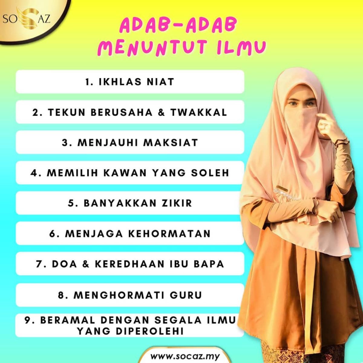 Adab-adab Menuntut Ilmu