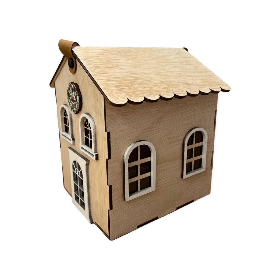 Wooden House Shape Box 11