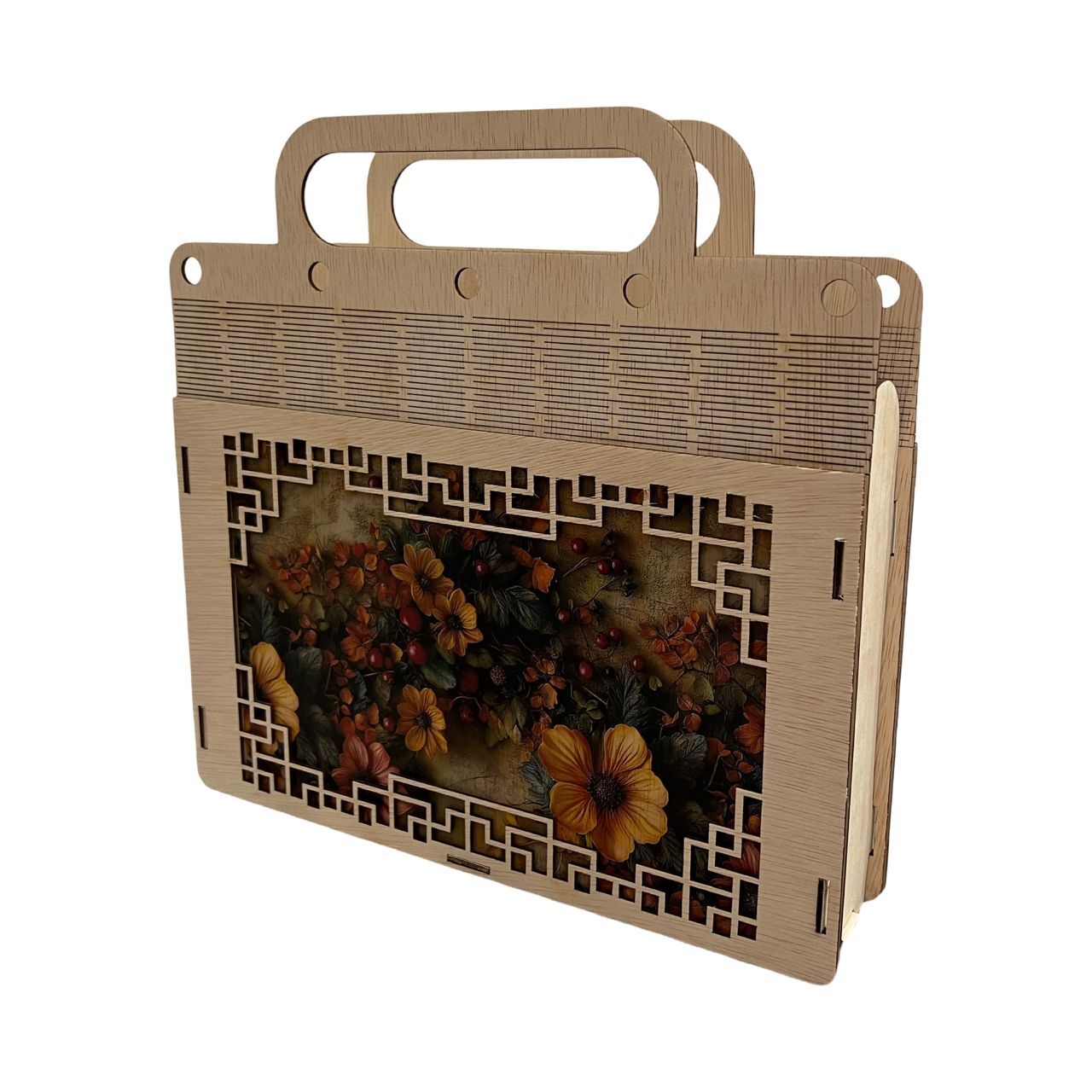 floral wooden gift bag 4