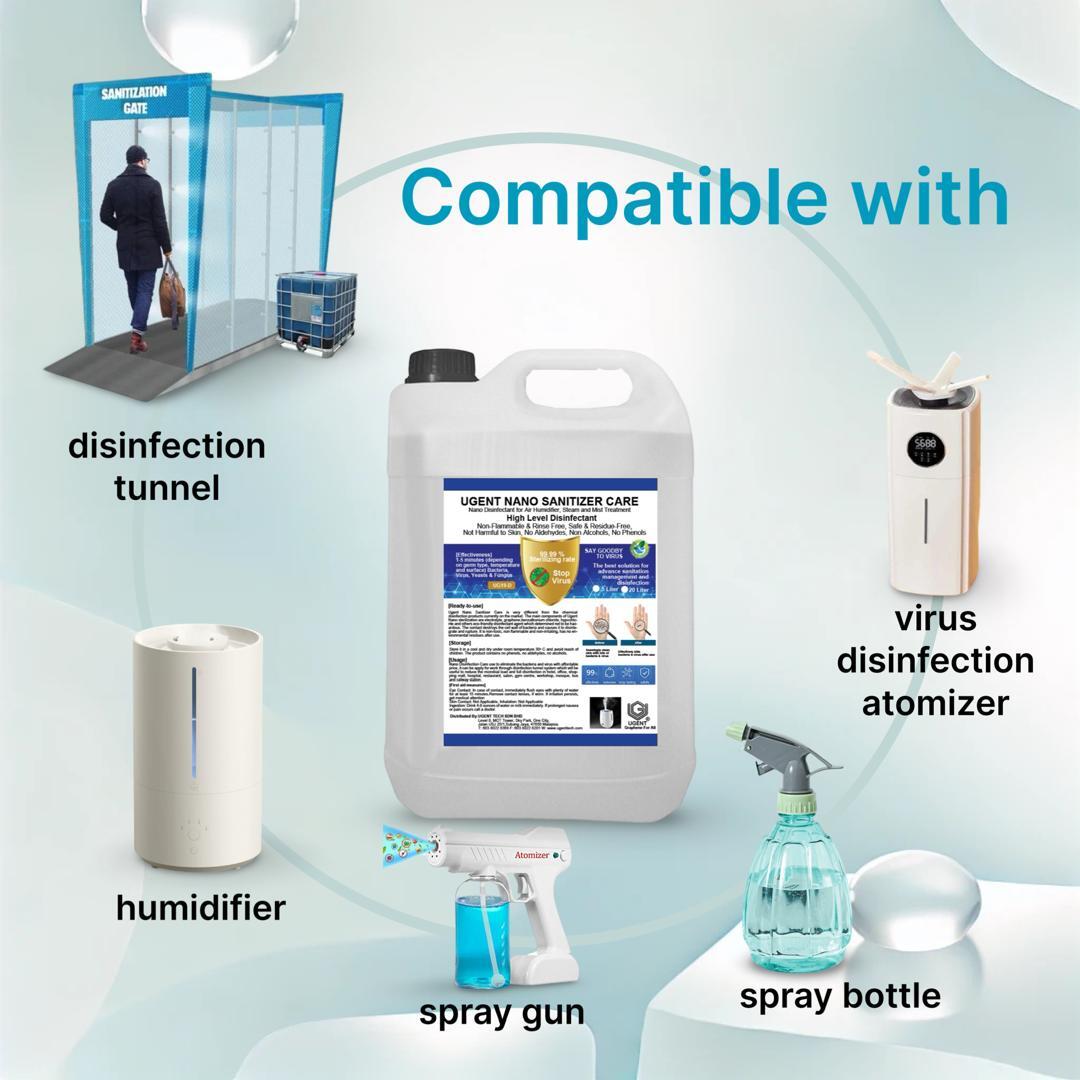 Ugent high performance all surface and air sanitizer 5 L-1