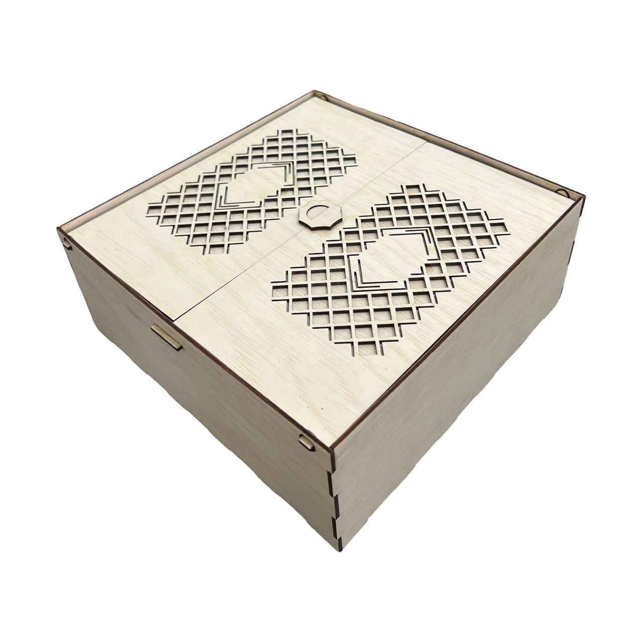 WOOD HAMPER BOX 6