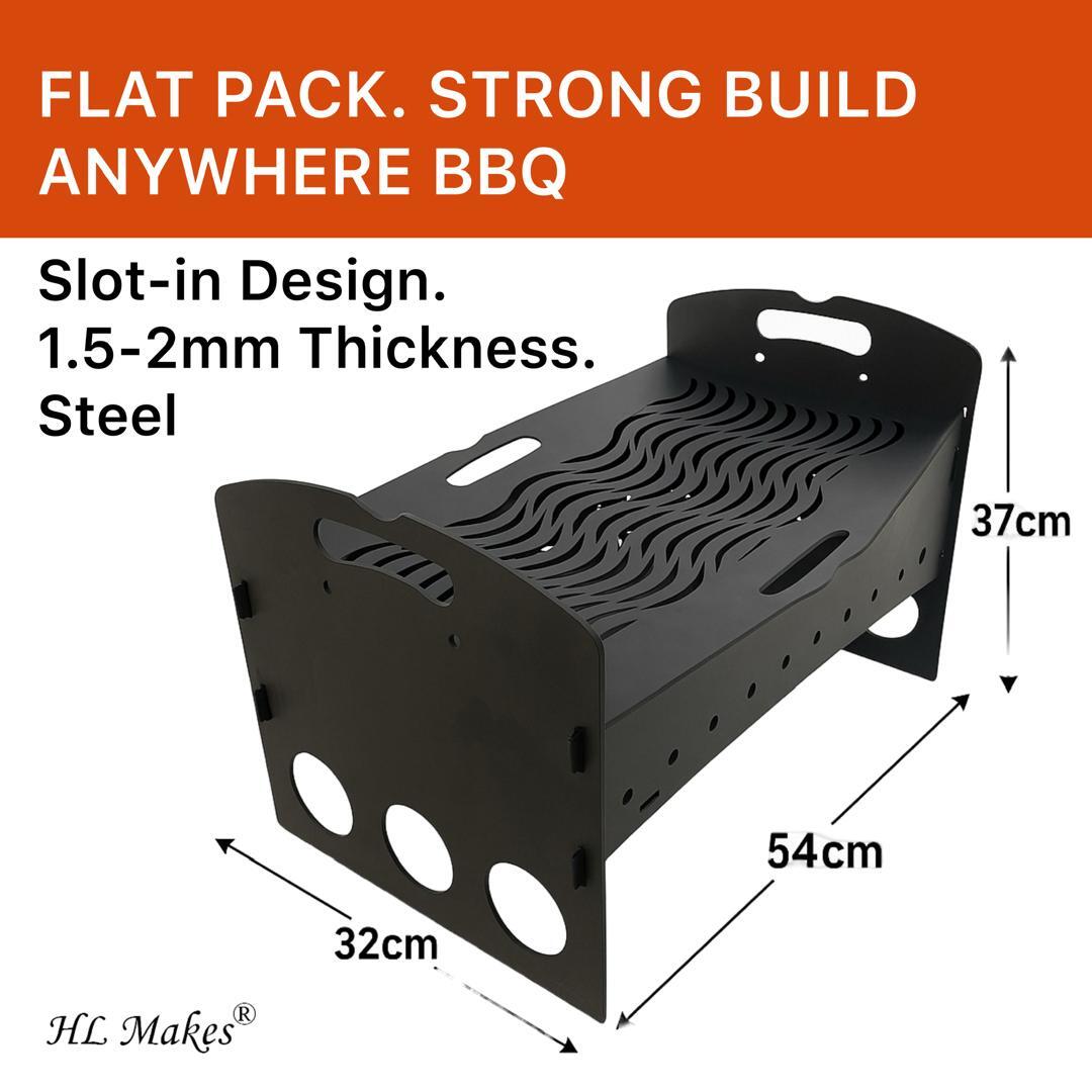 Flat Pack Slot-in BBQ 3