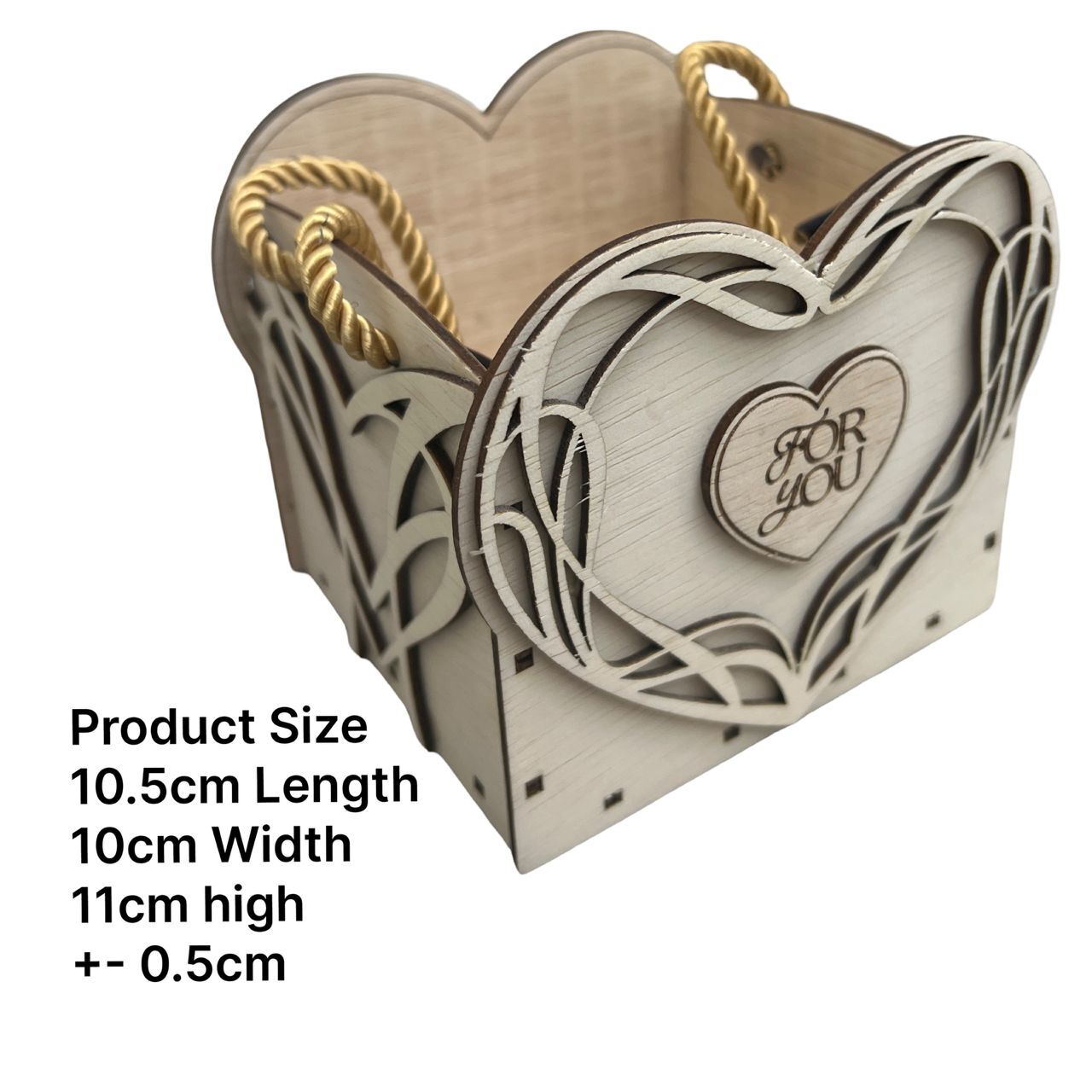 SMALL WOODEN BOX WITH HANDLE 1