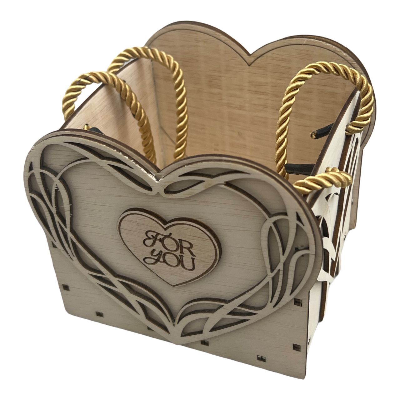 SMALL WOODEN BOX WITH HANDLE 5