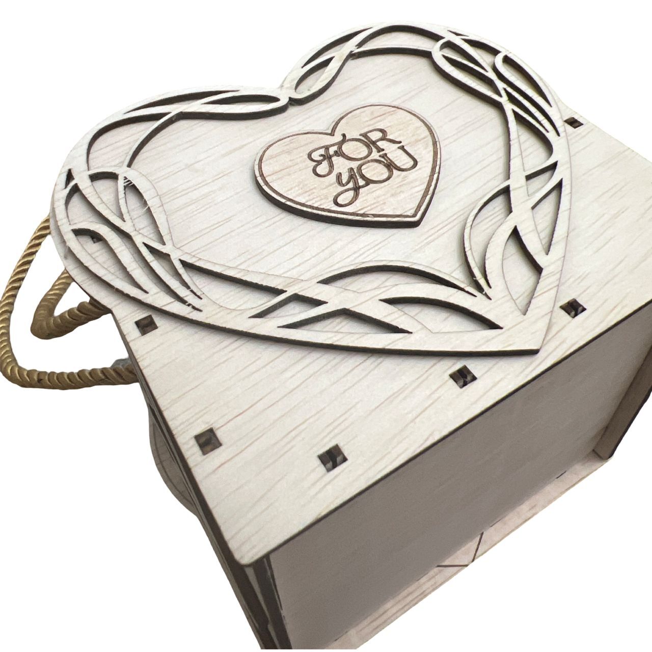 SMALL WOODEN BOX WITH HANDLE 2