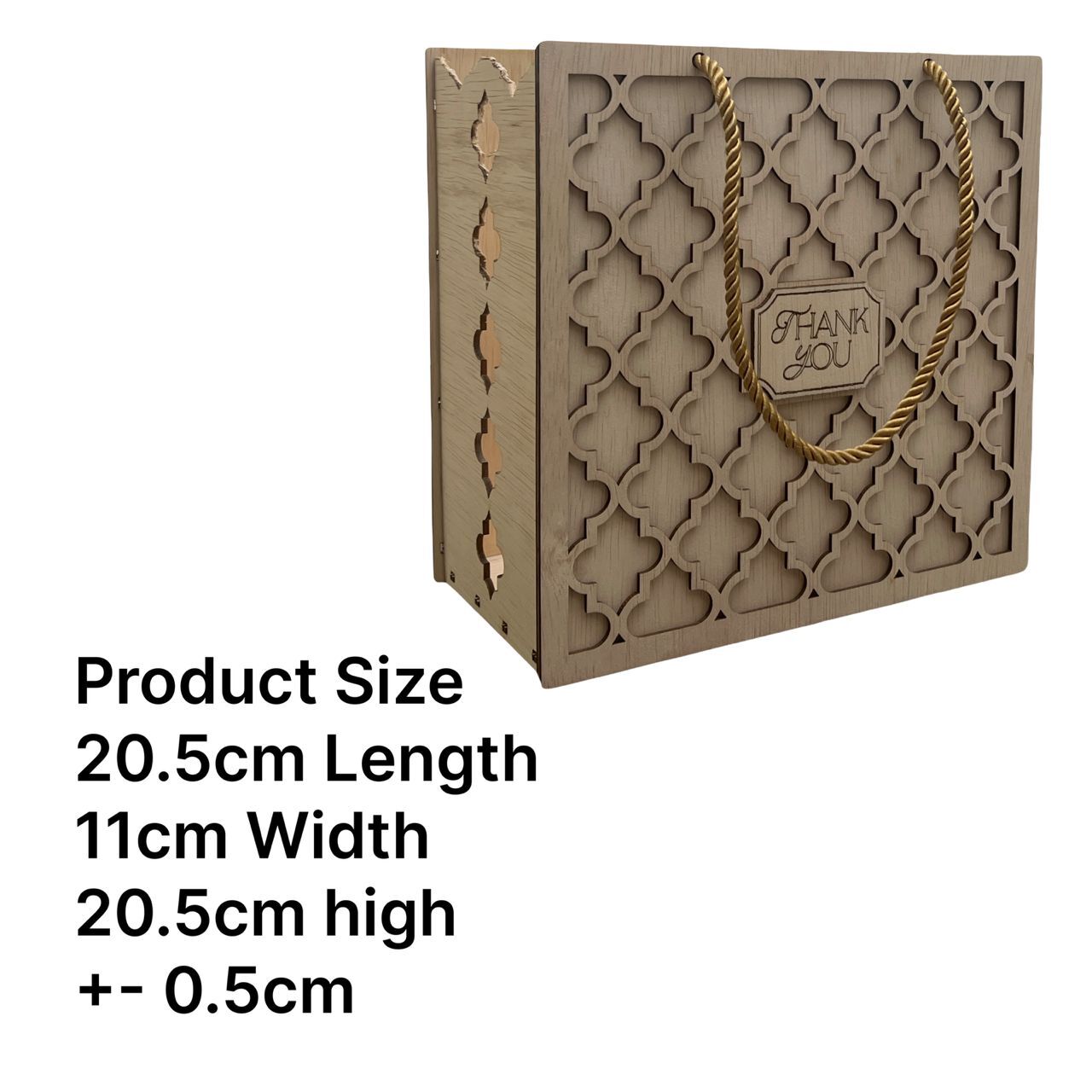 Moroccan-style lattice design wooden bag box 11