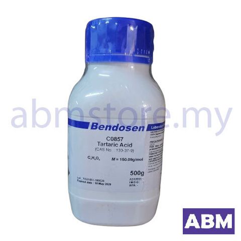C0857-TARTARIC ACID, BENDOSEN XI 500GMP -abmstore.my-01