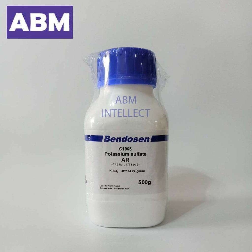 Potassium Sulfate AR, Bendosen (500g) CAS No 7778-80-5