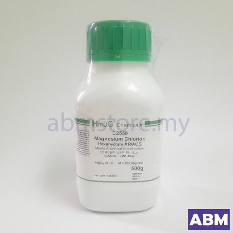 MAGNESIUM CHLORIDE 6H2O ARACS IP BP USP PH EUR, HMBG-abmstore.my-01
