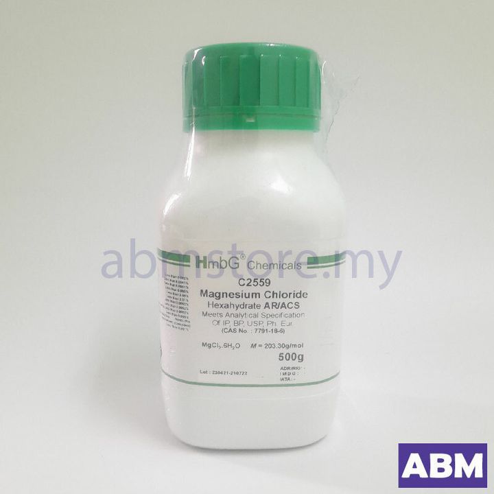 MAGNESIUM CHLORIDE 6H2O ARACS IP BP USP PH EUR, HMBG-abmstore.my-01