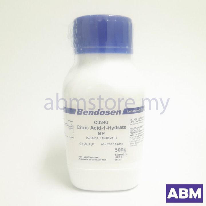 C0240-CITRIC ACID MONOHYDRATE BP BENDOSEN-abmstore.my-01