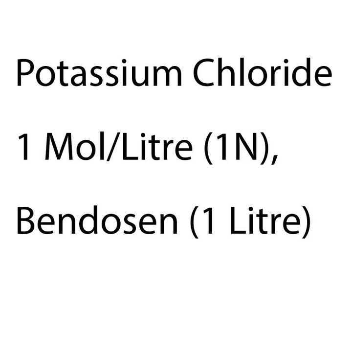 POTASSIUM CHLORIDE 1MOL (1N) BENDOSEN-01-01