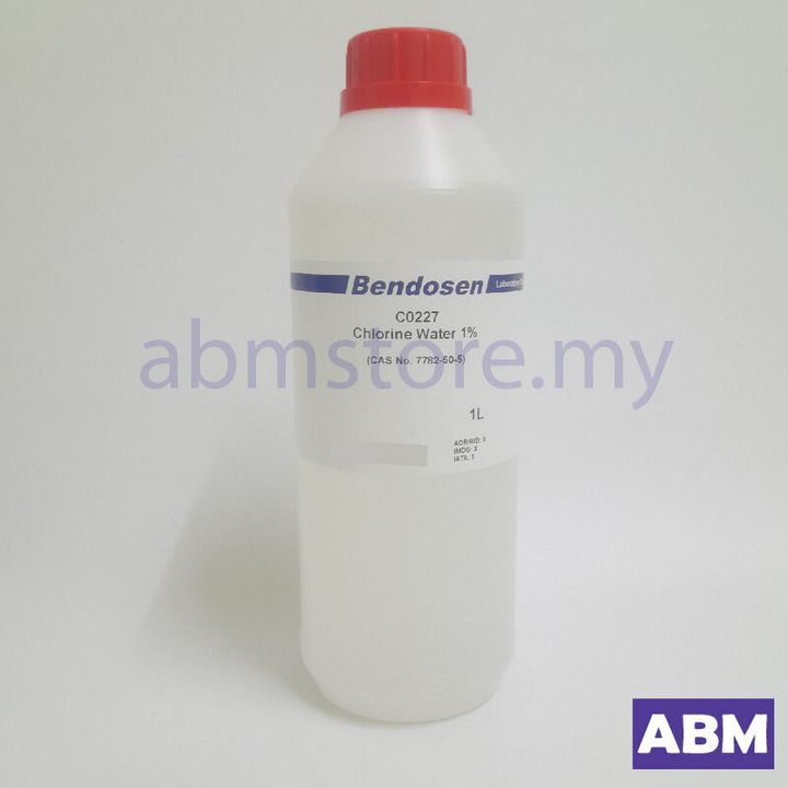 C0227 - CHLORINE WATER 1% BENDOSEN-abmstore.my-01