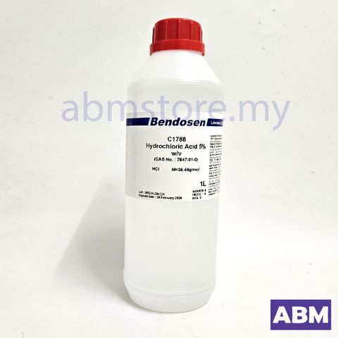 C1788 - Hydrochloric Acid 5% w.v Bendosen (1L)-abmstore.my-01