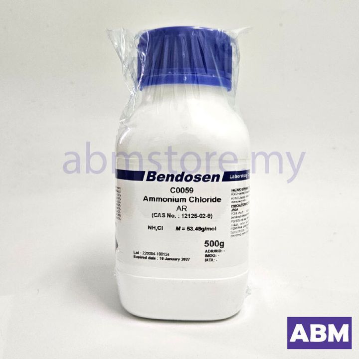 C0059-AMMONIUM CHLORIDE AR, BENDOSEN-abmstore.my-01