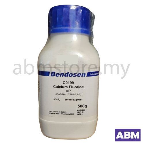 C0199 - Calcium Fluoride AR, Bendosen 500g-abmstore.my-01