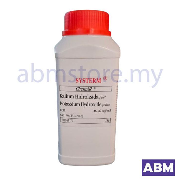 SY145 - POTASSIUM HYDROXIDE PELLETS ChemAR, SYSTERM-abmstore.my-01