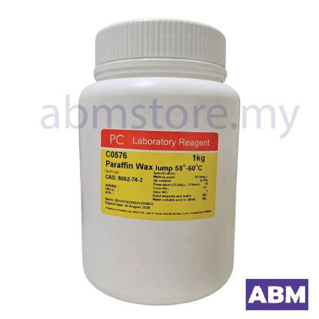 C0576 - PARAFFIN WAX LUMP 58º-60ºC TECHNICAL PC-abmstore.my-01