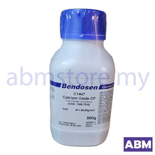 C1447-CALCIUM OXIDE FINE POWDER ANHYDROUS CP BENDOSEN-abmstore.my-01