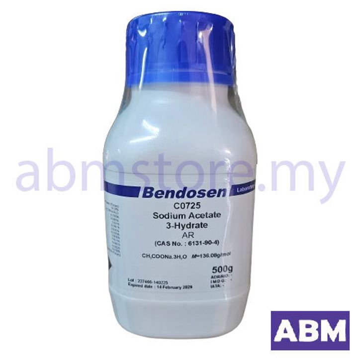 C0725-SODIUM ACETATE 3 H2O AR, BENDOSEN-abmstore.my-01