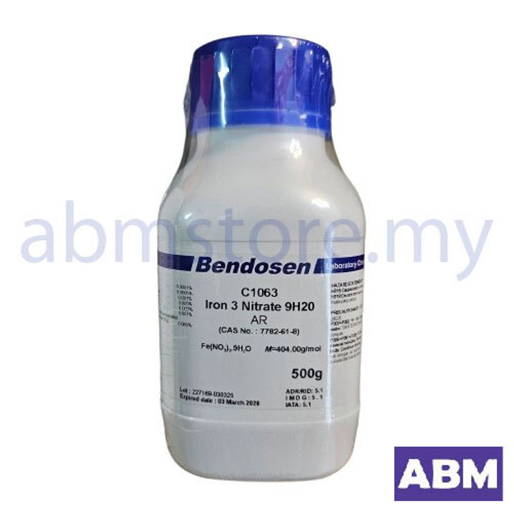 C1063-IRON 3 NITRATE 9H2O AR, BENDOSEN-abmstore.my-01