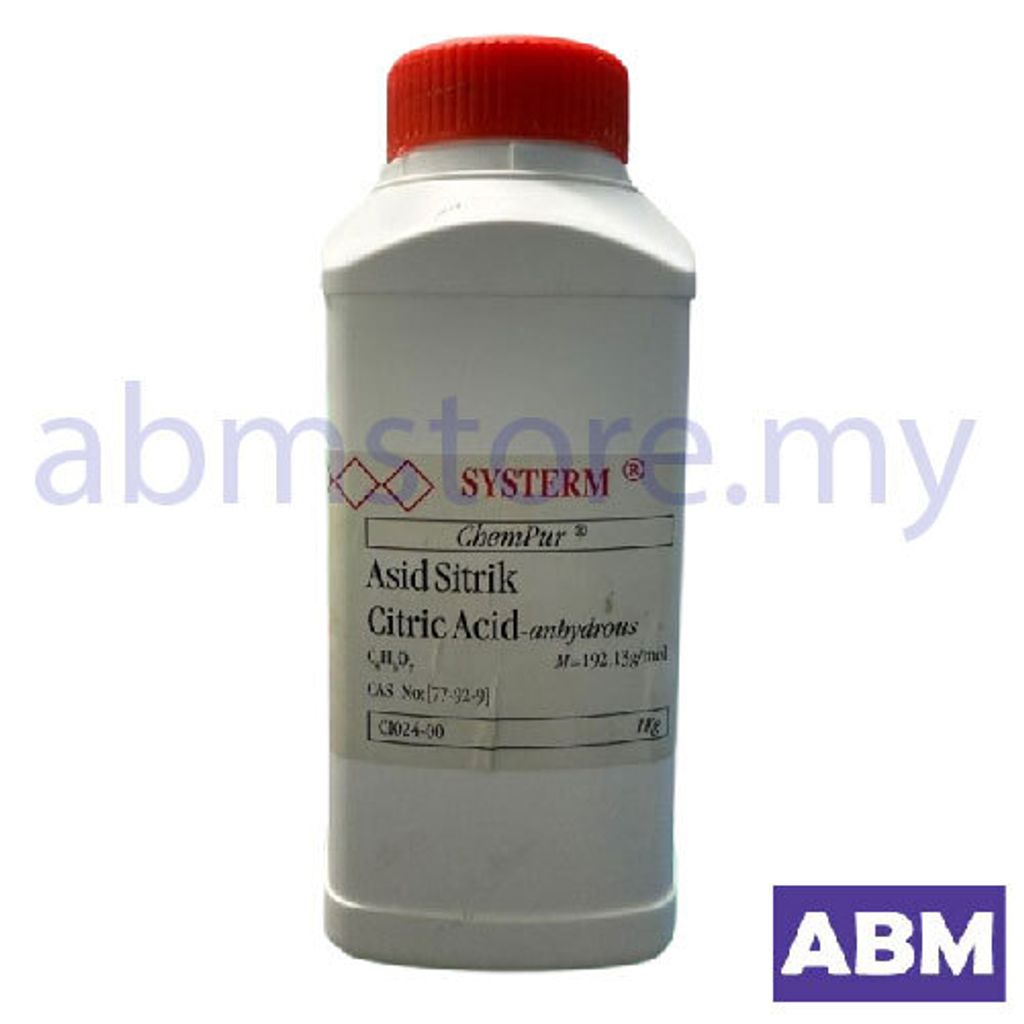 CITRIC ACID ANHYDROUS CP, SYSTERM CI024-00-abmstore.my-01
