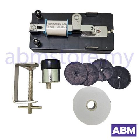 A1605-TICKER TAPE TIMER 6V WITH G-CLAMP AND WEIGHT-abmstore.my-01