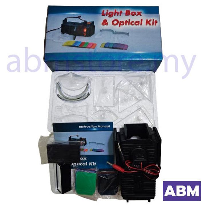 A1515-LIGHT BOX & OPTICAL SET WITH LENS AND COLOUR FILTERS -abmstore.my-01