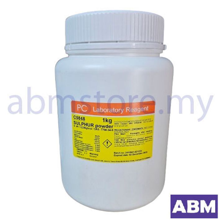 C0848-SULFUR POWDER, PC 1KG-abmstore.my-01