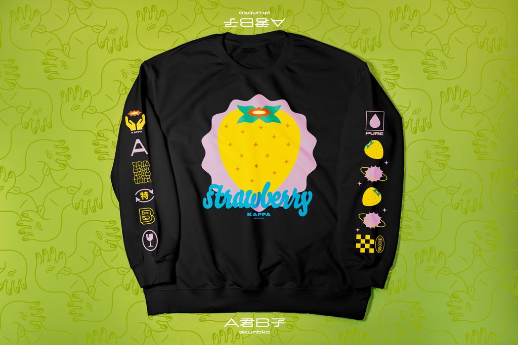 Strawberry_Sleeve_黑_1