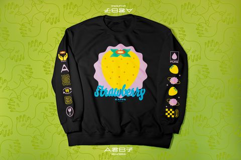 Strawberry_Sleeve_黑_1