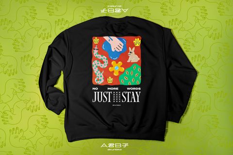 JUST STAY_Sleeve_黑_2