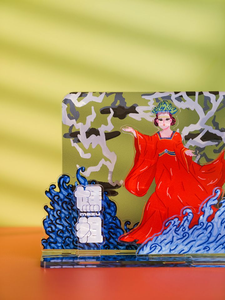 A君B子 akunbko 摩登宗教藝術系列【暗夜護航】DIY迷你神壇 電波媽祖 壓克力拼裝 台灣設計 / Akunbko Modern Religious Art Mazu DIY Mini Shrine Acrylic Taiwan Design / A君B子 台湾文創 媽祖 DIYミニ祭壇 アクリル 台湾オリジナルデザイン