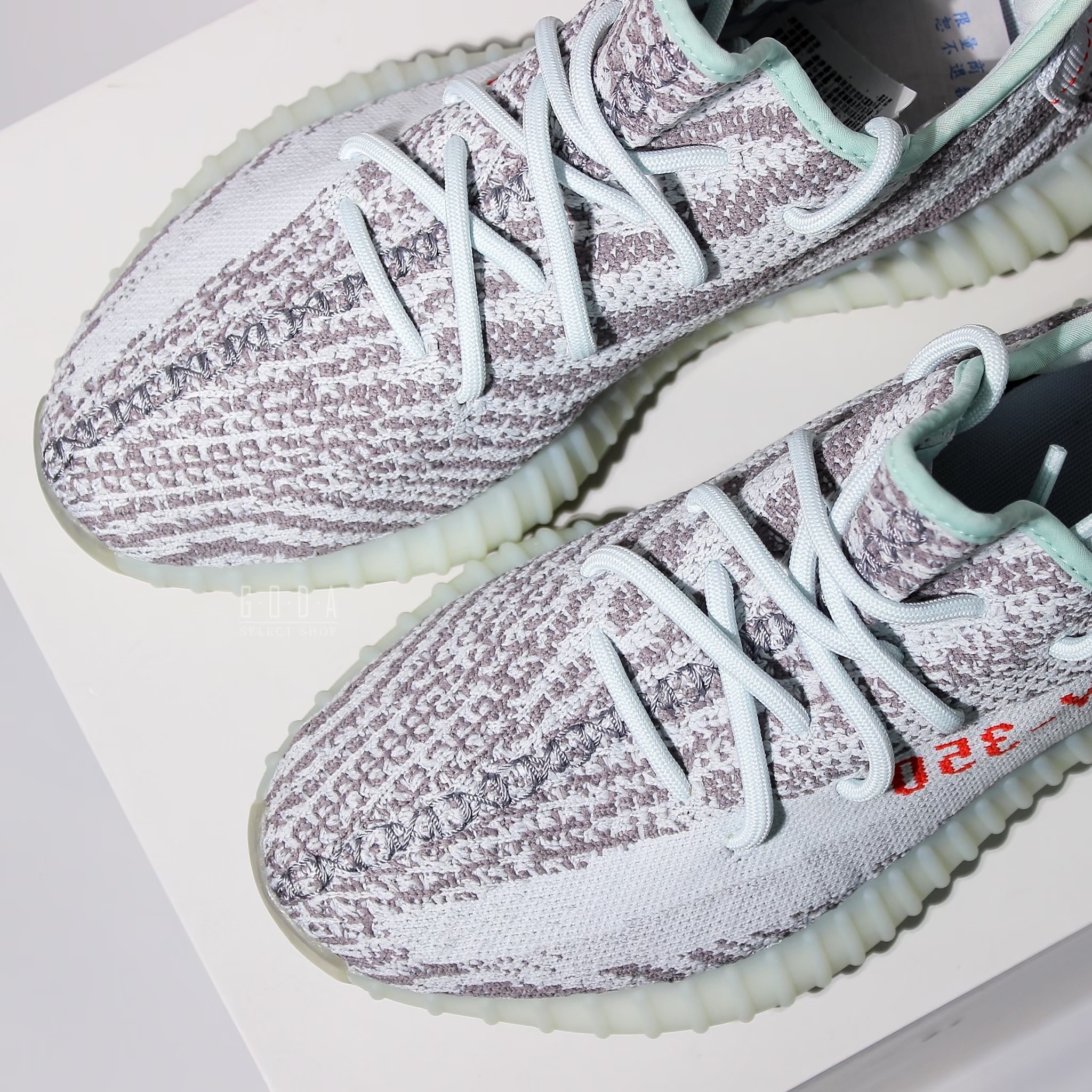 ADIDAS YEEZY BOOST 350 V2 BLUE TINT 冰藍2021版本B37571 – GODA 夠搭